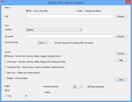 PDF to Word Converter Two-in-One