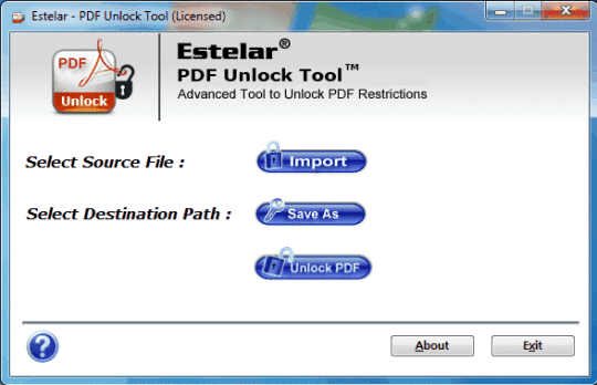 PDF Unlock Tool