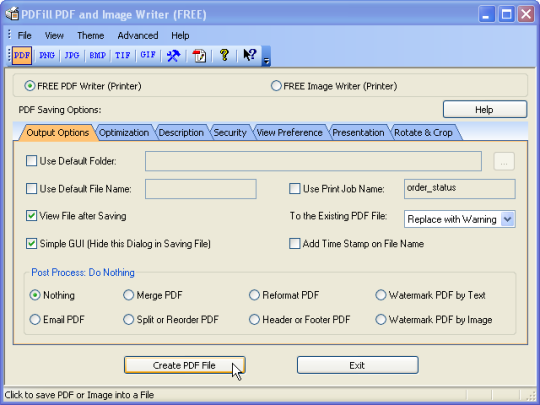 PDFill Free PDF and Image Writer