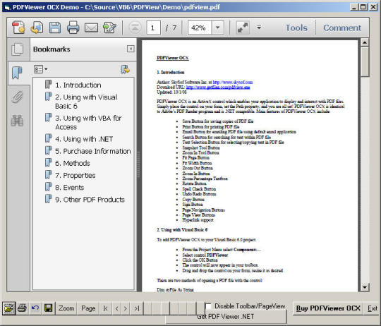 PDFViewer OCX