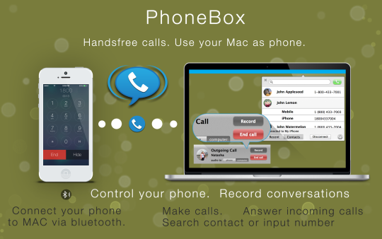 PhoneBox - handsfree, recording calls for smartphones