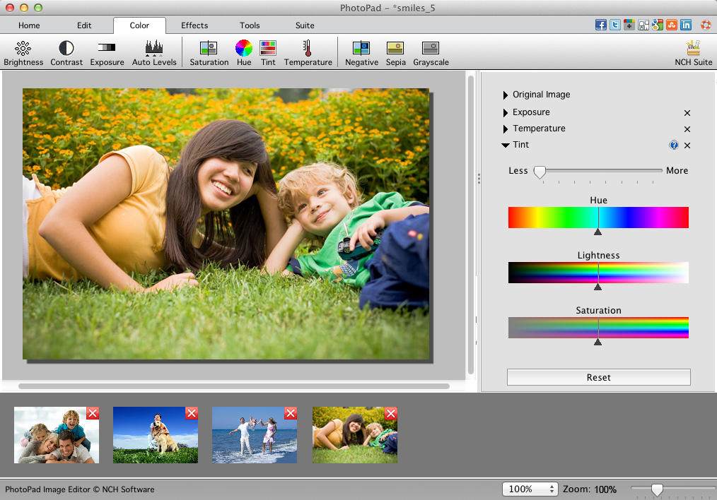 PhotoPad Free Photo Editor for Mac