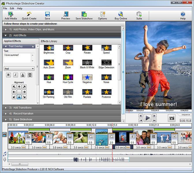 PhotoStage Free Slideshow Maker for Mac