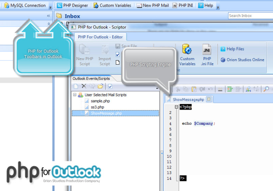 PHP for Outlook