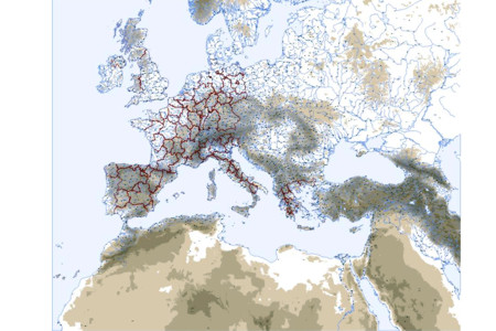 Physical Vector Map of Europe 2009