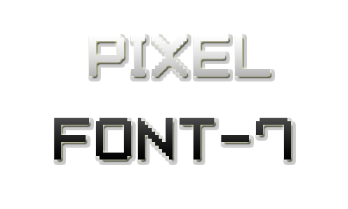 Pixel Font-7