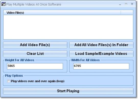 Play Multiple Videos At Once Software