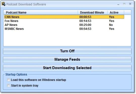 Podcast Download Software
