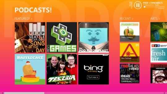 PODCASTS! for Windows 8