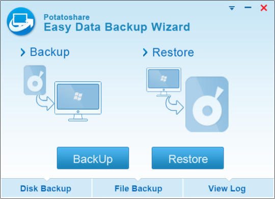 Potatoshare Easy Data Backup Wizard
