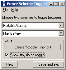 Power Scheme Toggler