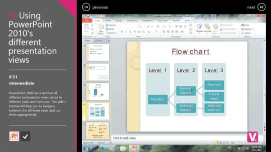 PowerPoint 2010 Training for Windows 8