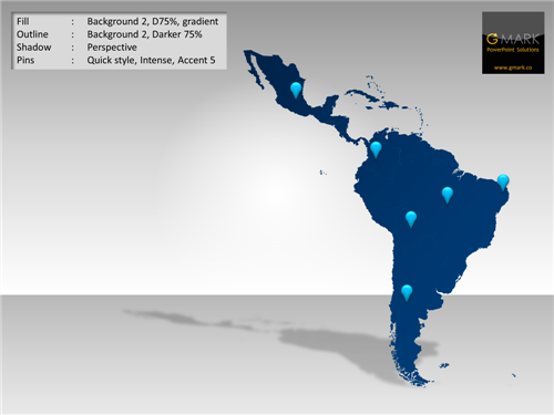 PowerPoint Maps - Latin America Edition