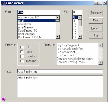 PPP Font Viewer