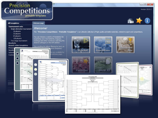 Precision Competitions - Printable Templates