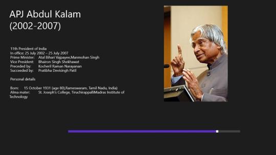 Presidents of India Info for Windows 8