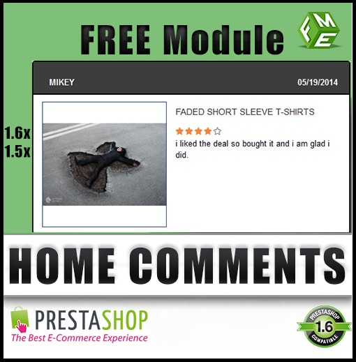 PrestaShop Home Reviews