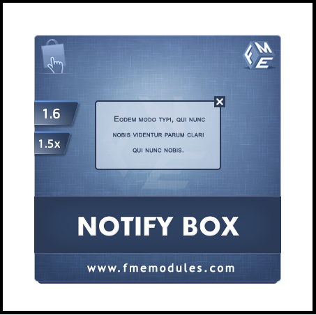 PrestaShop Notification Box