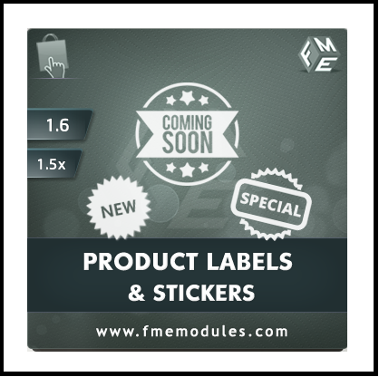 Prestashop Stickers & Labels Module