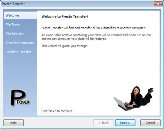 Presto Transfer Windows Calendar