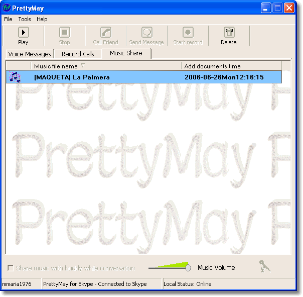 PrettyMay for Skype