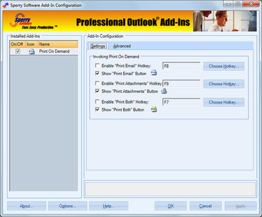 Print On Demand for Outlook 2007/Outlook 2010 (32-bit)