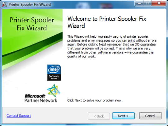 Printer Spooler Fix Wizard