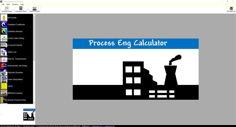 Process Engineering Calculator