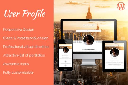 Profile Wordpress Theme