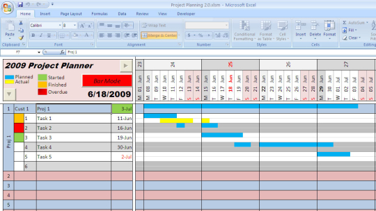Project Planner 2009