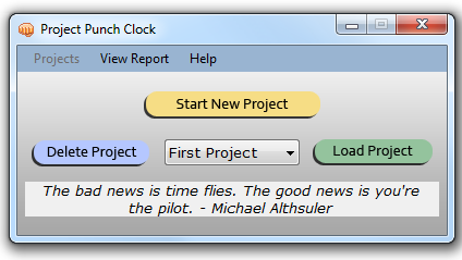 Project Punch Clock