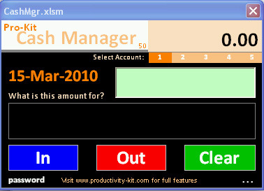ProKit Cash Manager
