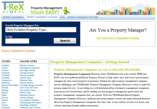 Property Management Companies Directory