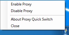 Proxy Quick Switch