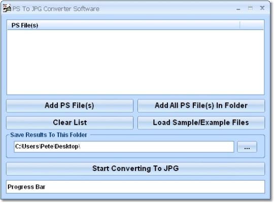 PS To JPG Converter Software