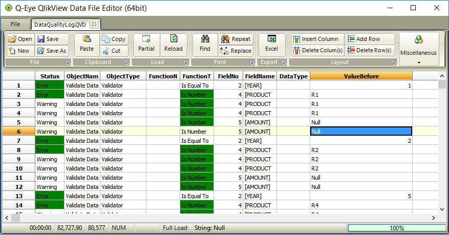 Q-Eye QVD/QVX files Editor (64-Bit)