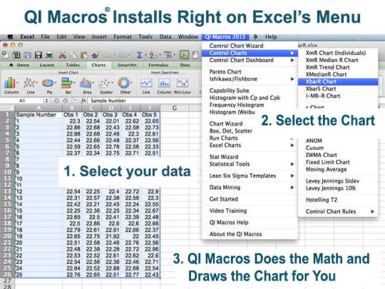 QI Macros SPC Excel Mac