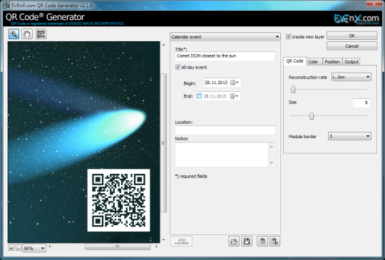 QR Code Generator Plugin for Adobe Photoshop