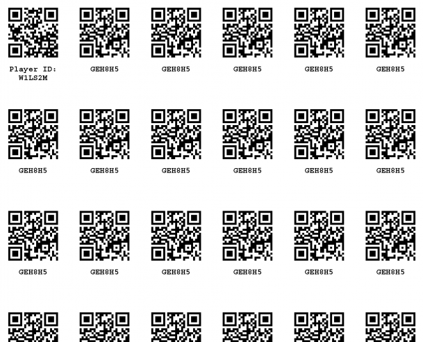 QR Code PDF Sticker Sheets