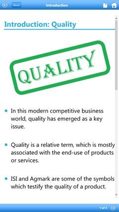 Quality Management by WAGmob for Windows 8