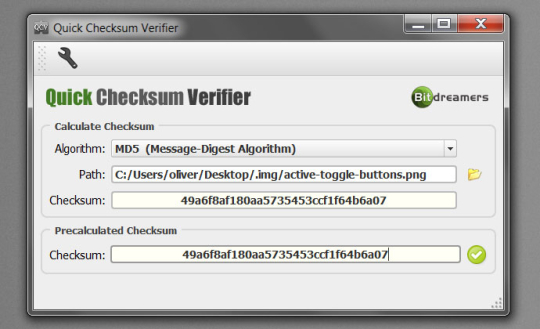 Quick Checksum Verifier (64-bit)