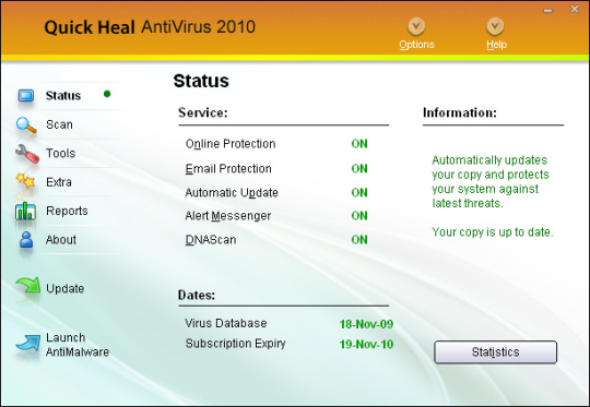 Quick Heal AntiVirus 2010 32-bit