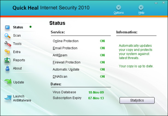 Quick Heal Internet Security 2010 64Bit