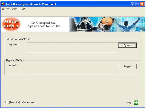Quick Recovery for Microsoft PowerPoint