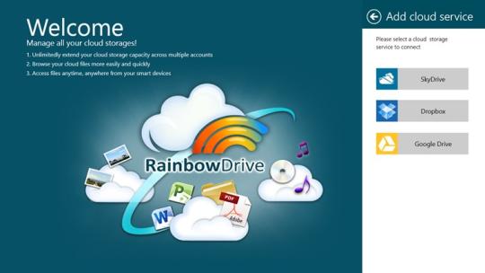 RainbowDrive for Windows 8