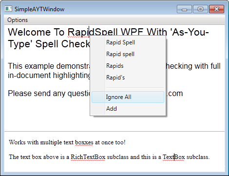 RapidSpell WPF