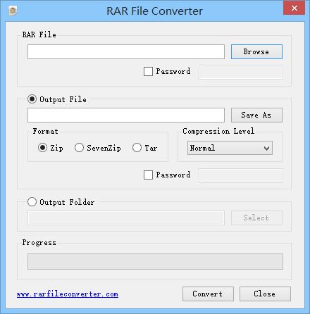 RAR File Converter