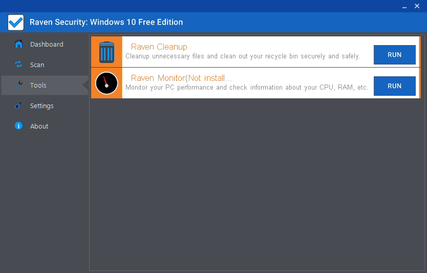 Raven Security: Windows 10 Edition