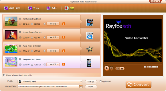 Rayfoxsoft Total Video Converter