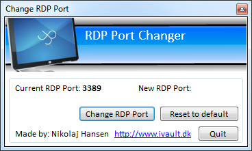 RDP Port Changer